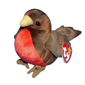 TY Beanie Babies Early the Robin 1997 (4.5 inch) - Mint Condition w/ Tags